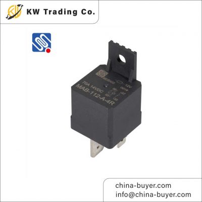 12vdc QC Terminal Automotive Relay With Resistor Meishuo